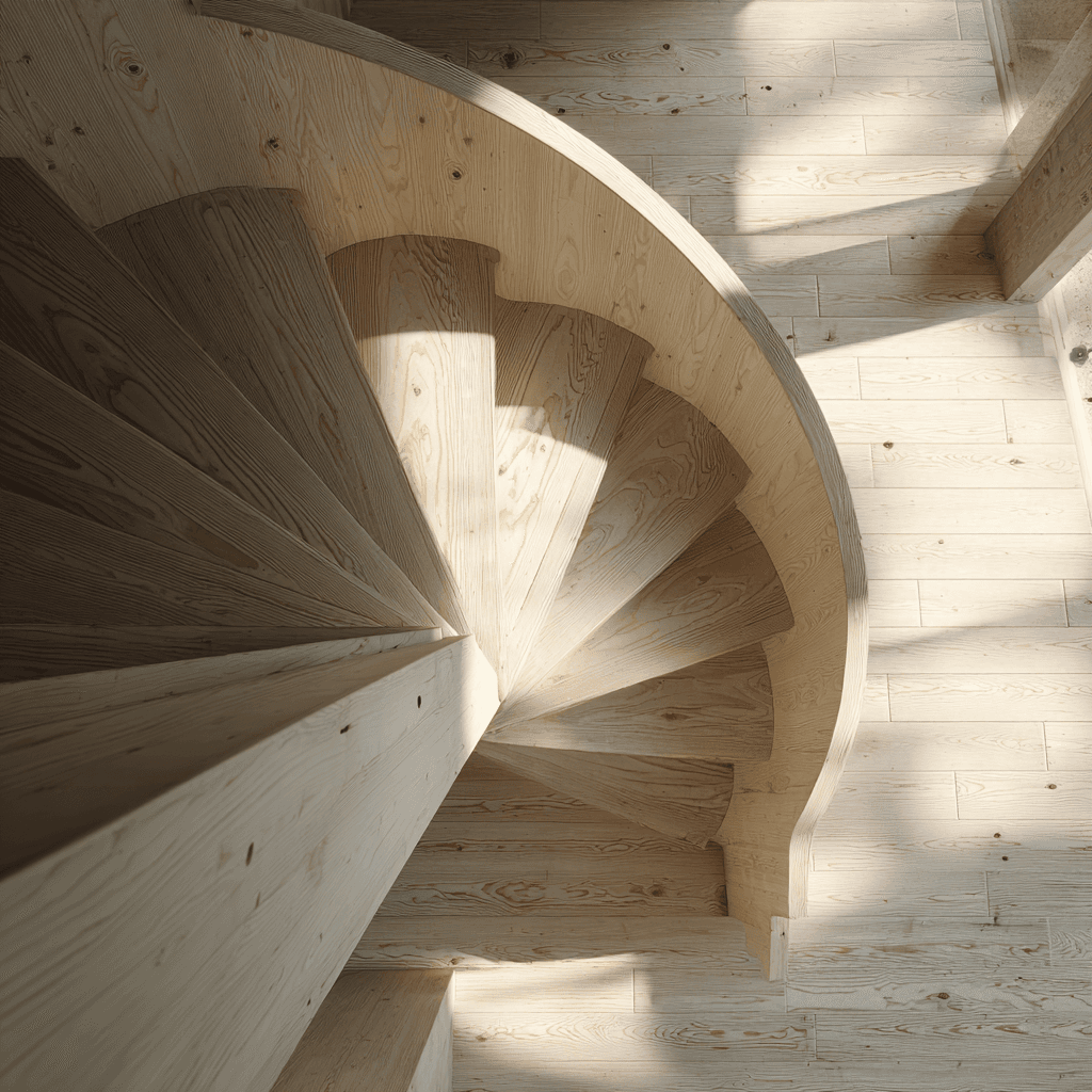 Curved Stair Structure